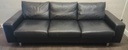 Stressless by Ekornes  Emma 200 Black Leather Sofa