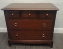 Stag five drawer chest