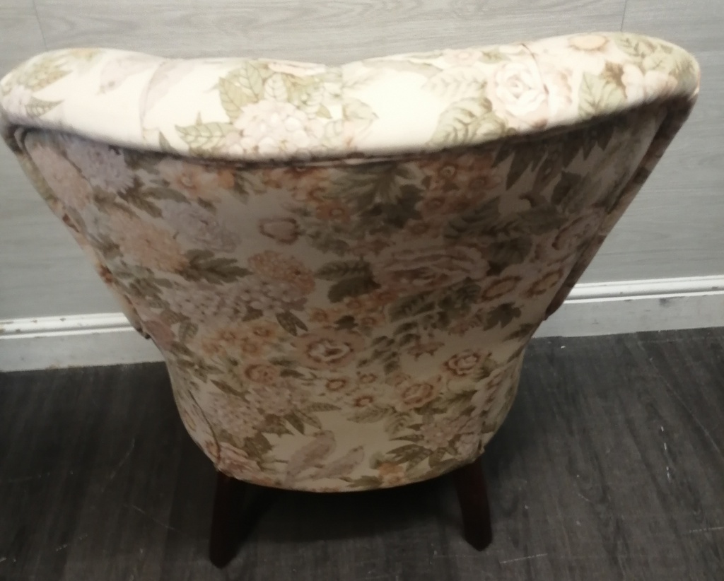 LOVELY BIRD PRINT BEDROOM CHAIR