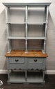 Painted open shelf dresser sideboard