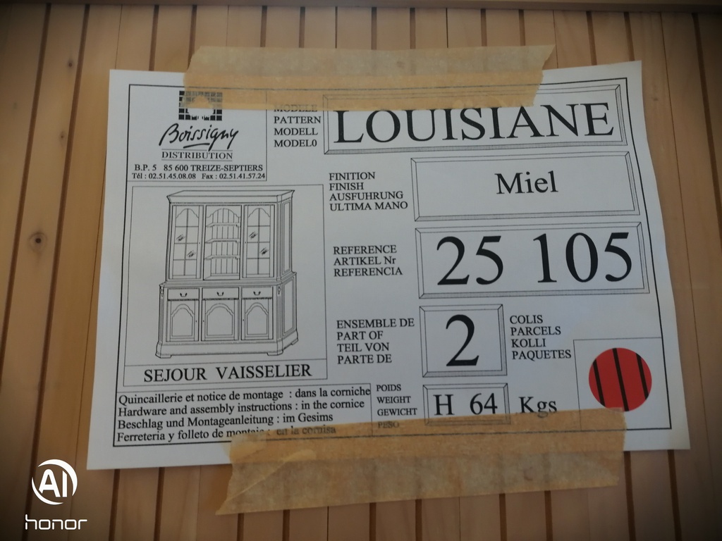 Quality large pine glazed display unit