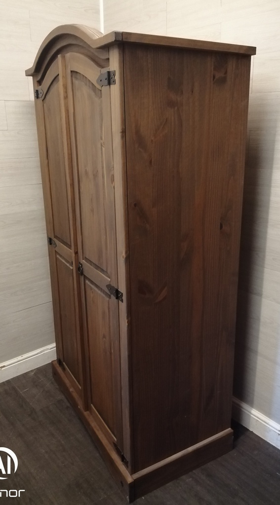 MEXICAN PINE DOUBLE WARDROBE