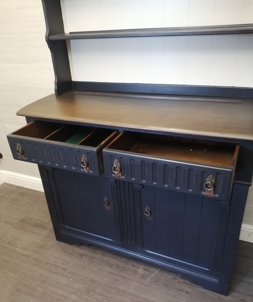 LOVELY PAINTED DISPLAY DRESSER