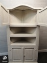 Shabby Chic Painted Mexican Pine Corner Unit