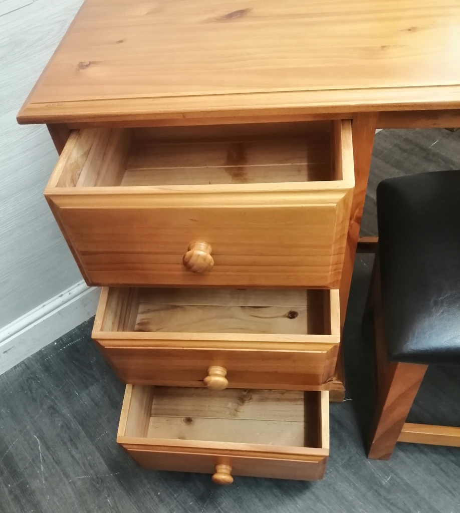 Solid pine dressing table set