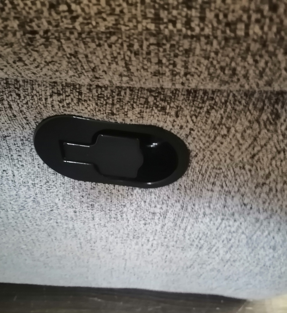 GREY TONED RECLINER THREE SEATER SOFA