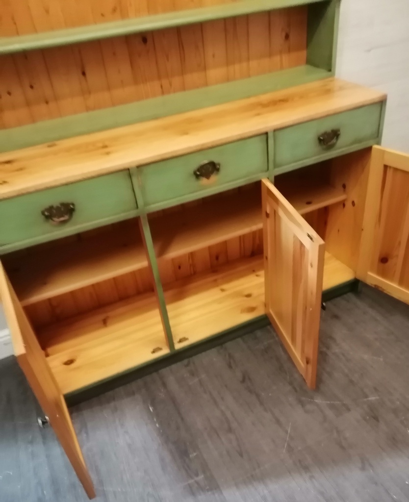 Lovely  painted  pine shabby chic dresser