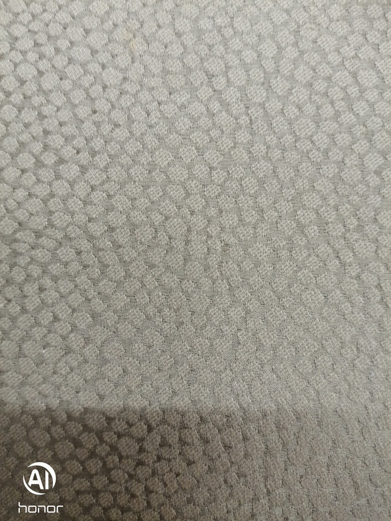 4ft6" Beige/Brown Toned Tall Fabric Headboard