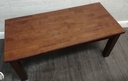 DARK WOOD COFFEE TABLE