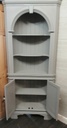 Quality Painted Solid Pine Barrell Back Corner Unit