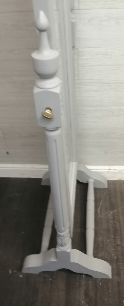 Quality Painted Solid Pine Cheval Mirror