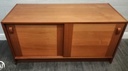 Parker Knoll Retro Teak Sliding Door Tv Unit