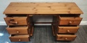 Pine Six Drawer Dressing Table / Desk