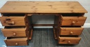 Pine Six Drawer Dressing Table / Desk