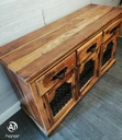 QUALITY SOLID SHEESHAM WOOD SIDEBOARD