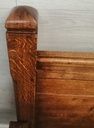 5ft QUALITY RUSTIC OAK BEDFRAME