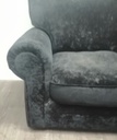 Black Toned Corner Sofa