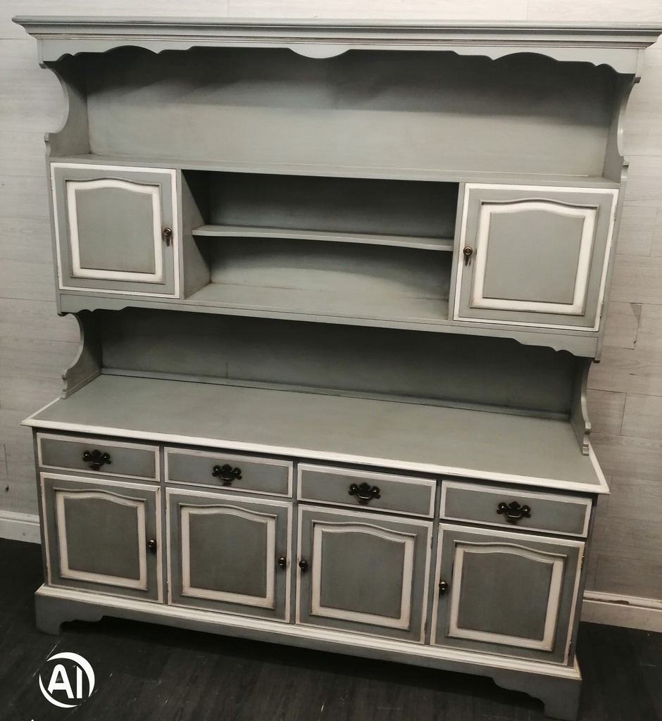 LARGE STAG PAINTED DRESSER