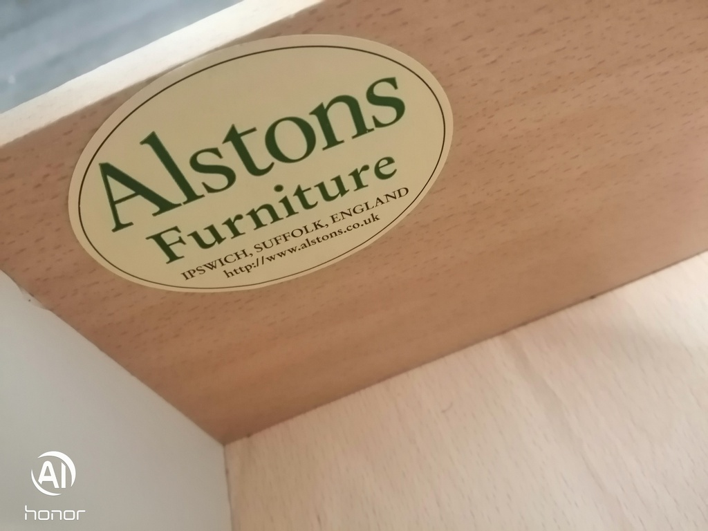 ALSTONS Cream Three Drawer Chest