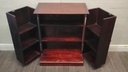 Dark Wood Style CD / DVD Cupboard