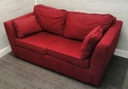 Neat Red Toned Sofa Bed