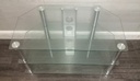 Clear Glass Tv Stand