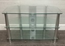 Clear Glass Tv Stand
