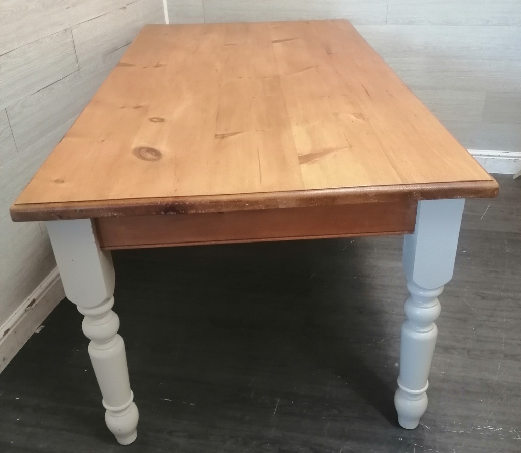 6FT SOILD PINE SHABBY CHIC DINING TABLE