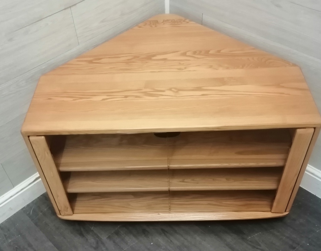 QUALITY MODERN ERCOL WINDSOR TV BENCH/STAND