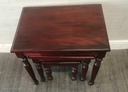 Nest of Three repro mahogany Tables