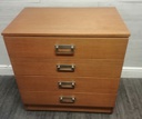 RETRO CHEST OF FOUR DRAWERS