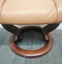 STRESSLESS  Leather Recliner Chair with Footstool