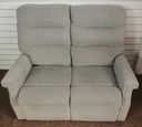 NEAT HIGH BACK TWO SEATER GREY TONED  SOFA