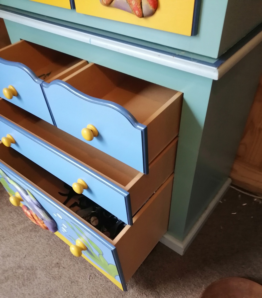 Heather Spencer Sea Themed Double Wardrobe