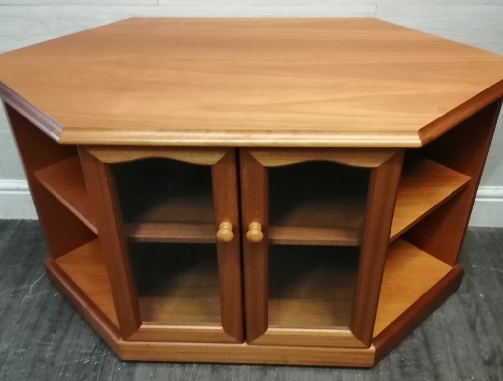 TEAK STYLE CORNER TV UNIT