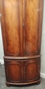 Quality Repro Mahogany Corner Drinks Cabinet