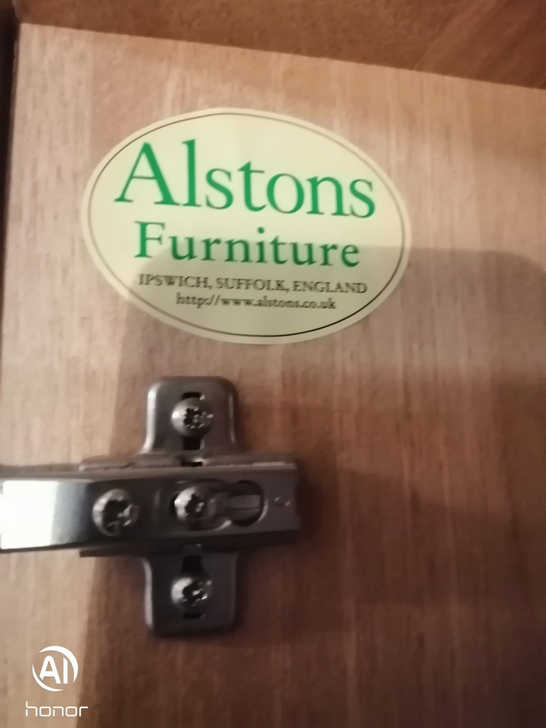 ALSTONS Cream Double Wardrobe with Mirror