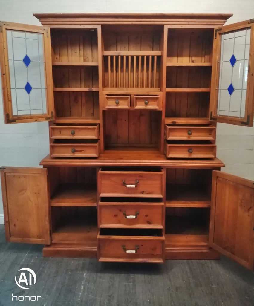 Quality Large Mexican Solid Pine Glazed  Dresser