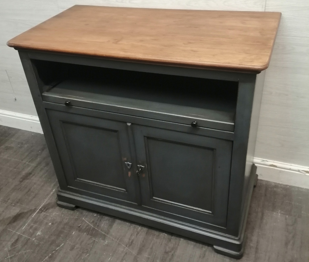 LOVELY GREY PAINTED TV STANDS
