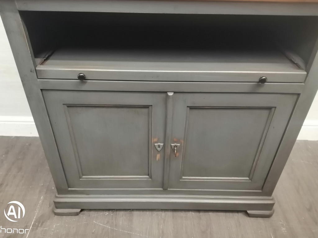 LOVELY GREY PAINTED TV STANDS