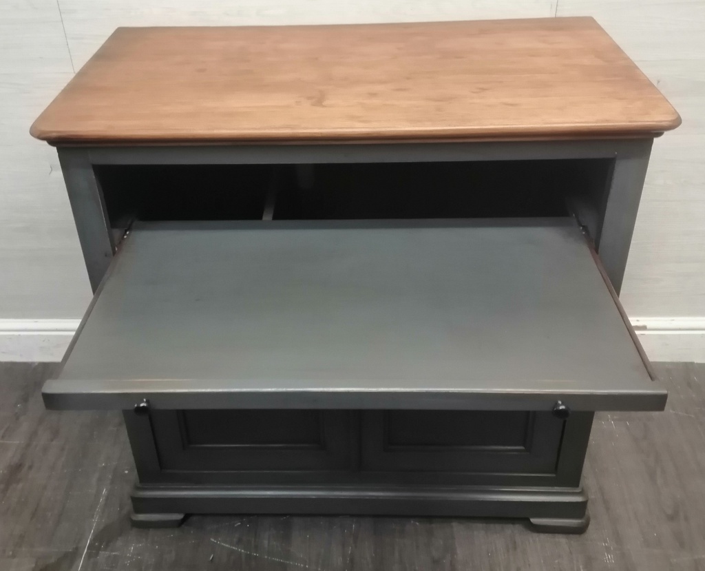 LOVELY GREY PAINTED TV STANDS