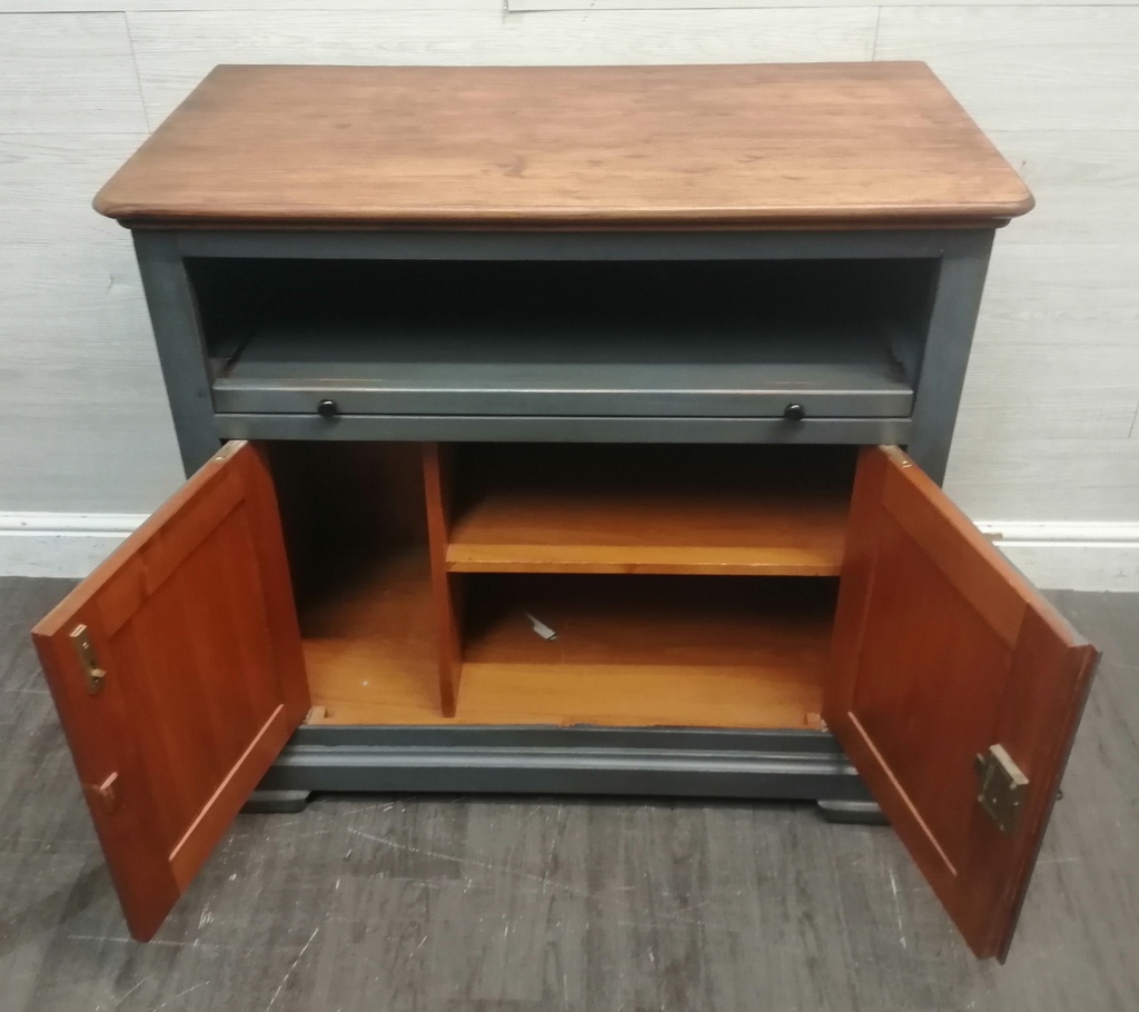 LOVELY GREY PAINTED TV STANDS
