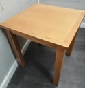 NEAT SQUARE OAK DINING TABLE