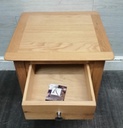 QUALITY OAK BEDSIDE/SIDE TABLE