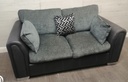 DFS grey/black toned SOFA BED