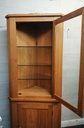 Part Glazed Oak Corner Unit