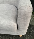 NEAT TWO SEATER GREY SOFA
