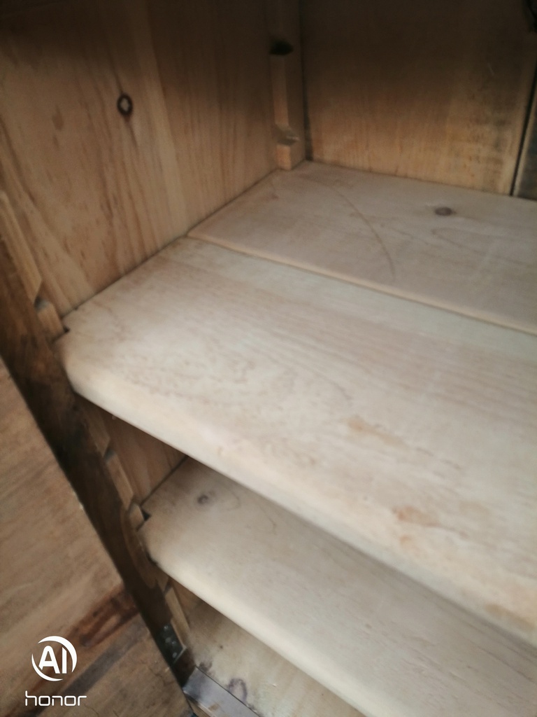 LARGE RUSTIC STYLE PINE CUPBOARD