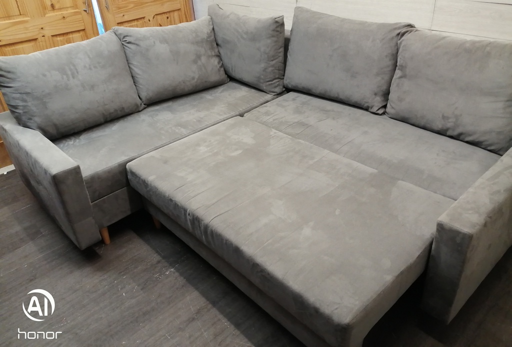 IKEA Modern Grey Corner Sofa Bed