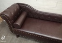 Lovely Faux Leather  Chaise-Longue